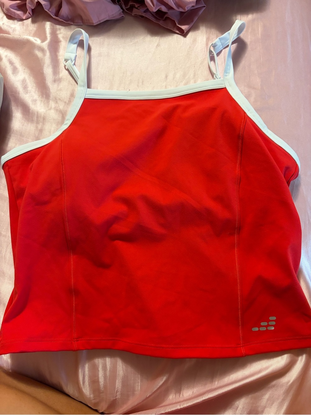 The Academy Brand Red One-Piece Swimsuit with White Trim